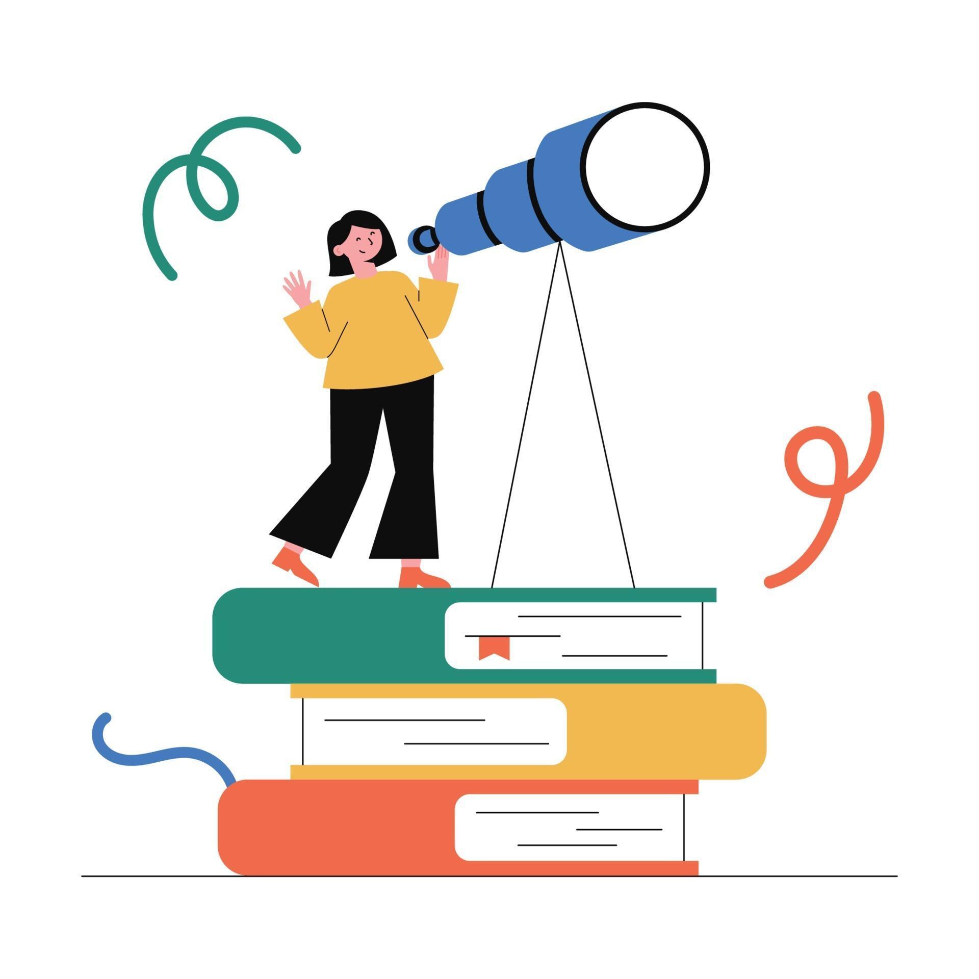 vision education searching for the opportunity free vector
